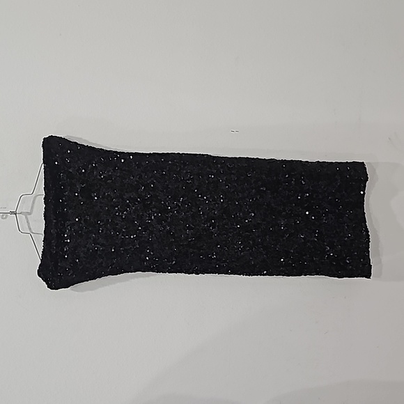 Fashion Nova Black Sequin Party dress,  Strapless Size M - Picture 9 of 9